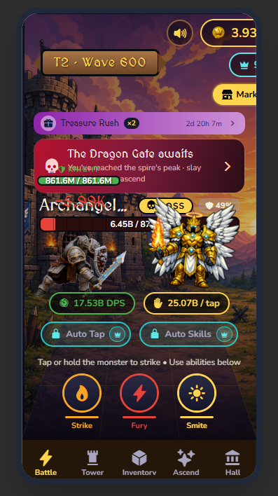 Spireknight wave battle